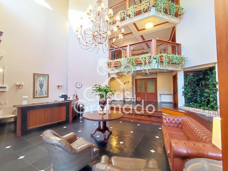 Suite 22 no Flat com Acesso Total ao Wish Resort