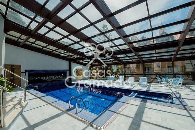 Suite 455 no Flat com Total Acesso ao Wish Resort