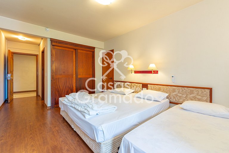 Suite 455 no Flat com Total Acesso ao Wish Resort