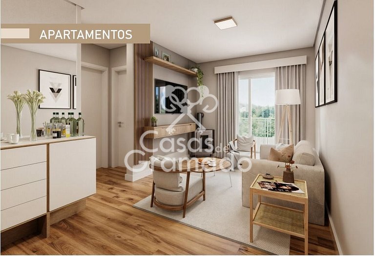 Apartamento na planta à venda, 2 quartos,1 Suíte, 01 vaga -