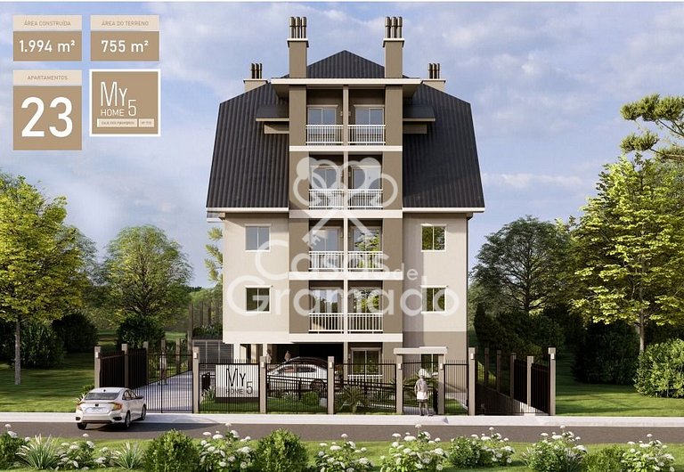 Apartamento na planta à venda, 2 quartos,1 Suíte, 01 vaga -