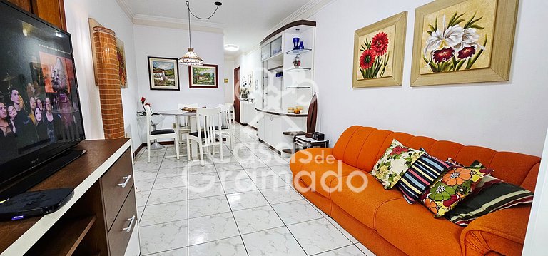 Lindo Apartamento 2 quartos, a 300m da praia