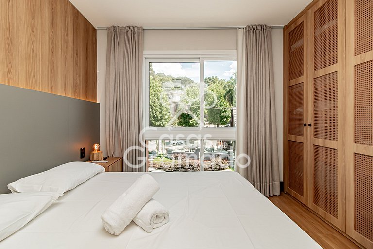 Luxuoso 2 Quartos no Centro de Gramado