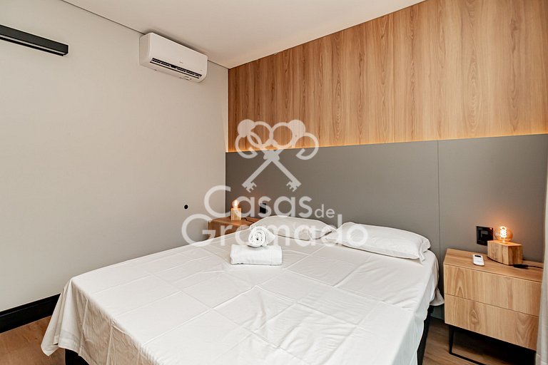 Luxuoso 2 Quartos no Centro de Gramado