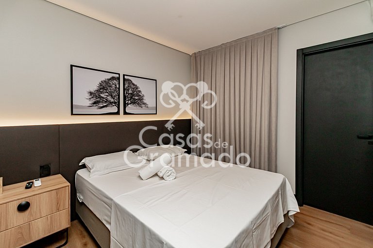 Luxuoso 2 Quartos no Centro de Gramado