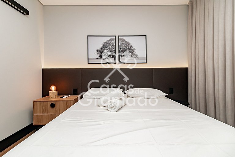 Luxuoso 2 Quartos no Centro de Gramado