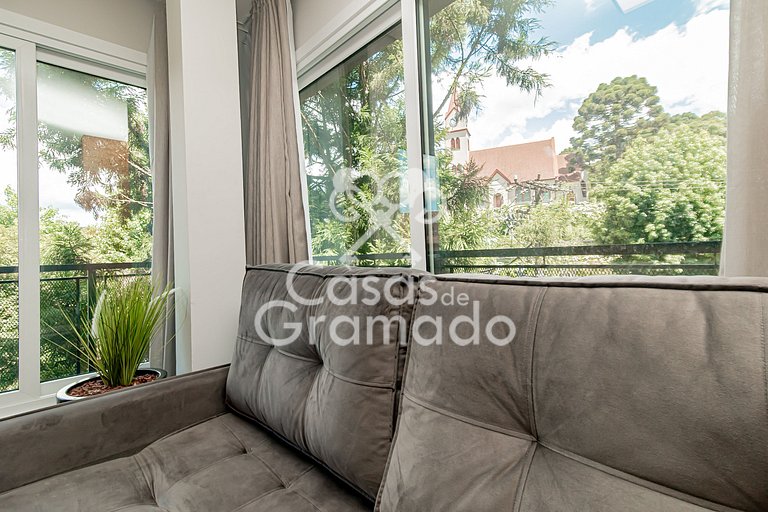 Luxuoso 2 Quartos no Centro de Gramado