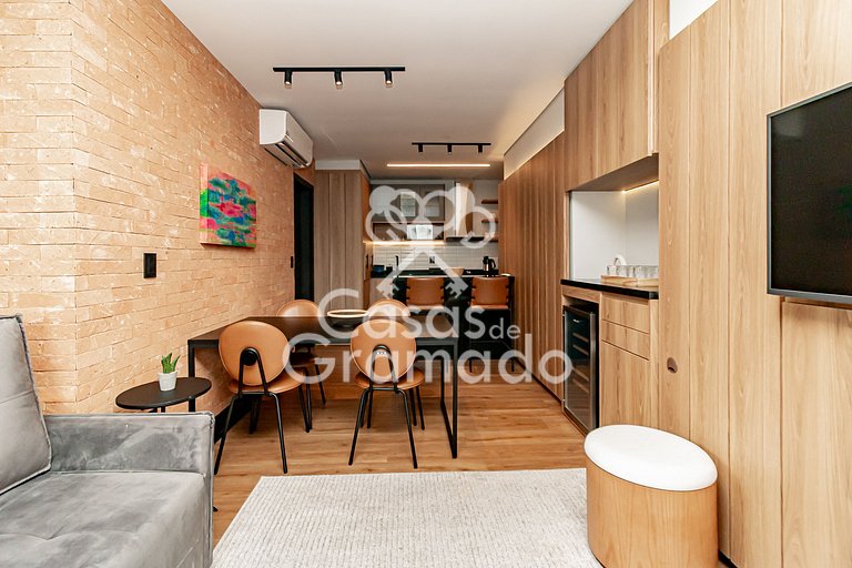 Luxuoso 2 Quartos no Centro de Gramado