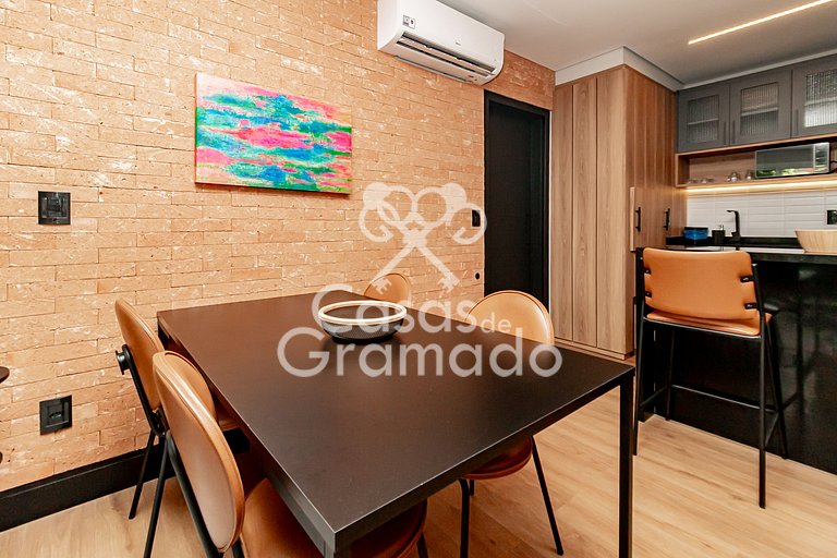 Luxuoso 2 Quartos no Centro de Gramado