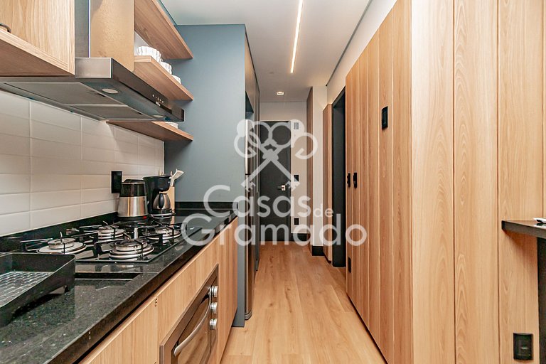 Luxuoso 2 Quartos no Centro de Gramado