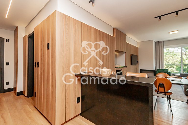 Luxuoso 2 Quartos no Centro de Gramado