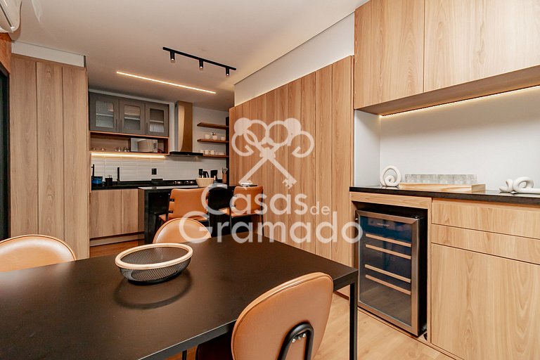 Luxuoso 2 Quartos no Centro de Gramado