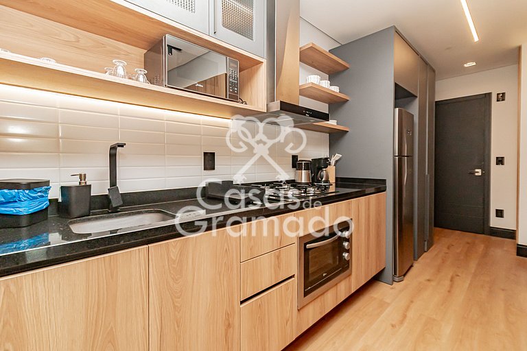 Luxuoso 2 Quartos no Centro de Gramado