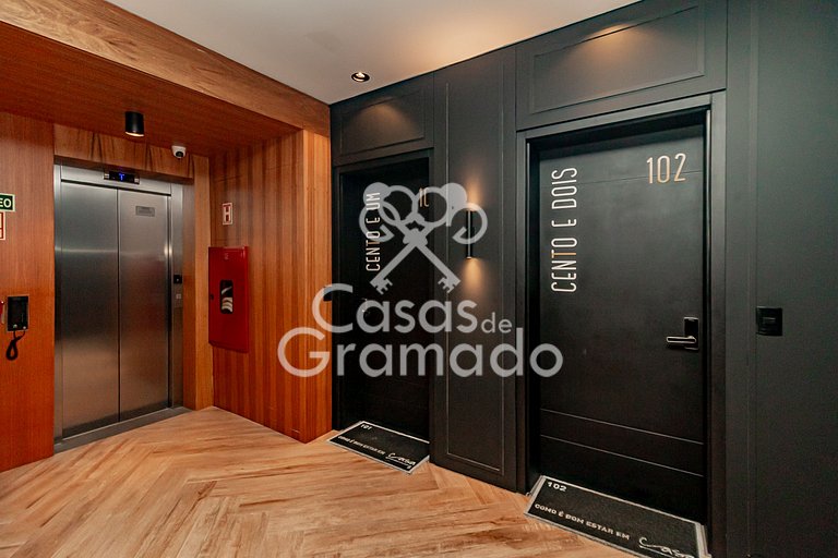 Luxuoso 2 Quartos no Centro de Gramado