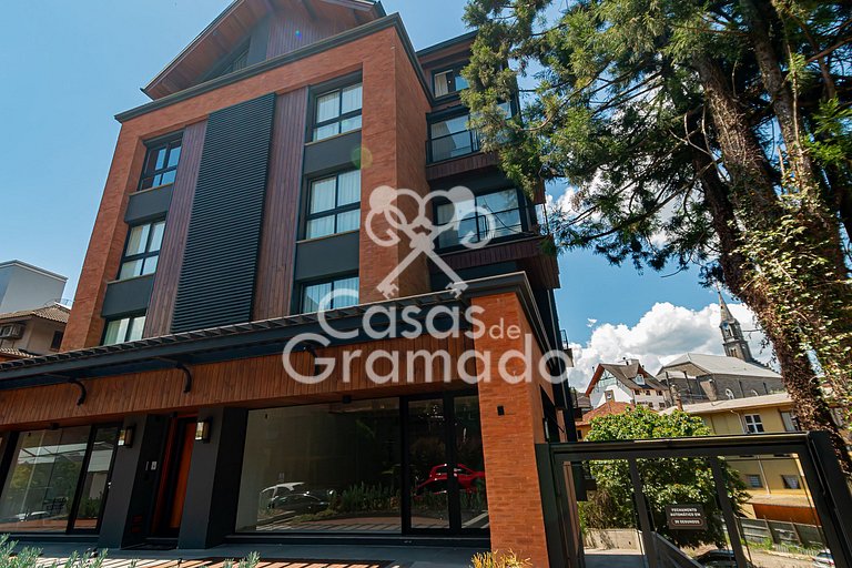 Luxuoso 2 Quartos no Centro de Gramado