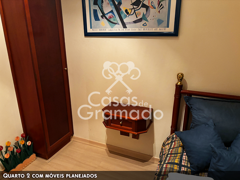 Flat Central Junto ao Wish Resort