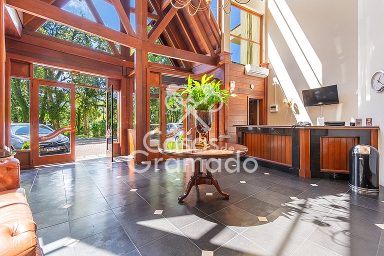 Flat Central Junto ao Wish Resort