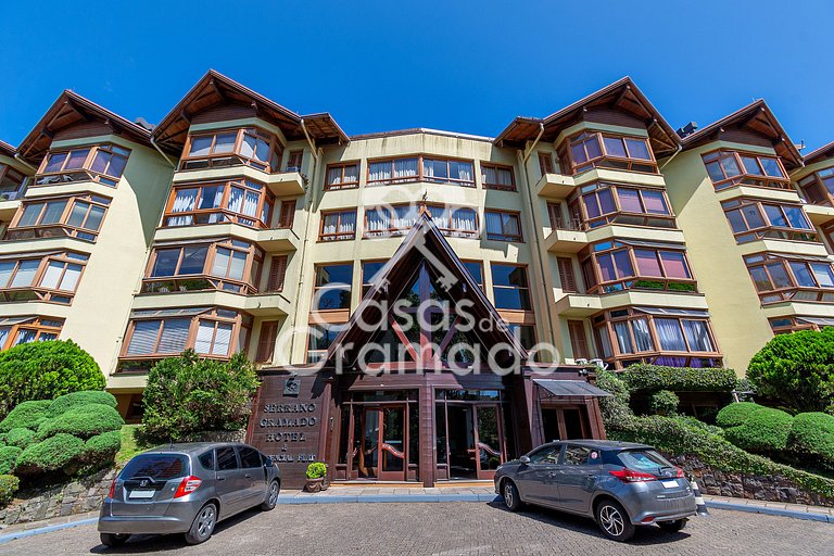 Flat Central Junto ao Wish Resort