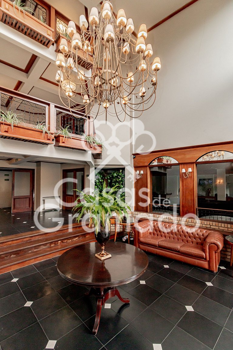 Flat Central Junto ao Wish Resort