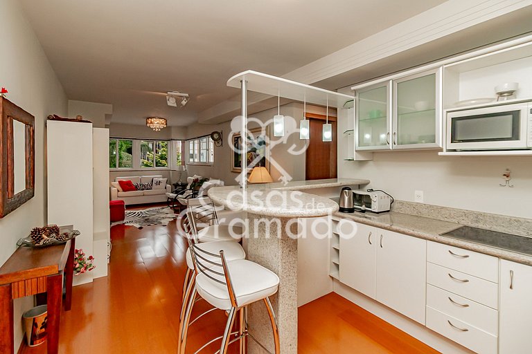 Exclusivo Apart em Condomínio Luxuoso e Central