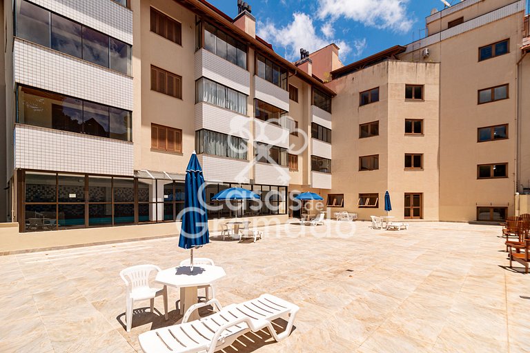 Apartamento Central com Piscina p 5 Pessoas