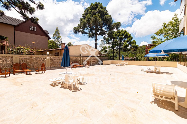 Apartamento Central com Piscina p 5 Pessoas