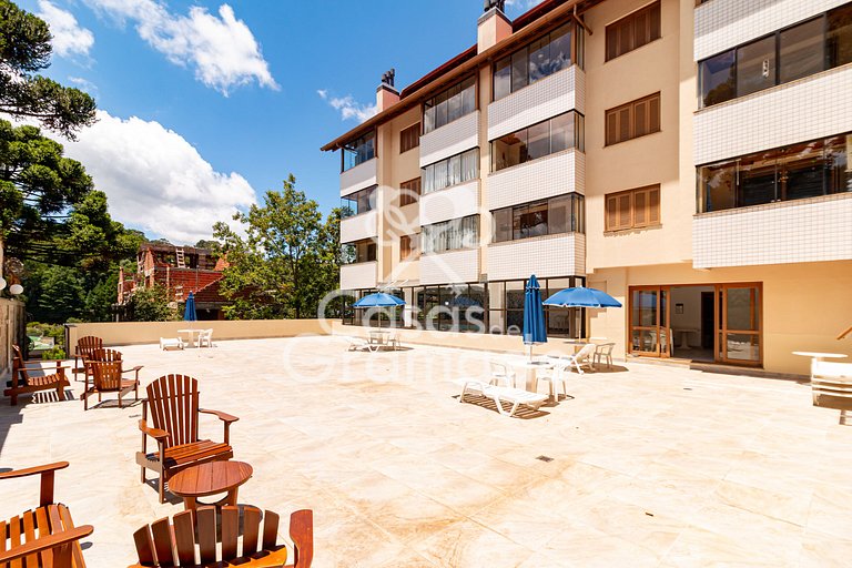 Apartamento Central com Piscina p 5 Pessoas