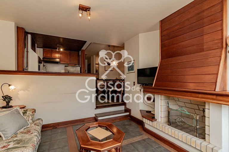 Flat Central Junto ao Wish Resort