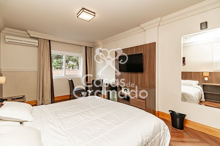 Flat Serrano com Total Acesso ao Wish Resort