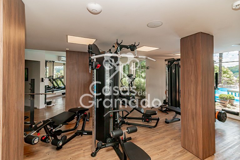 Flat Serrano com Total Acesso ao Wish Resort