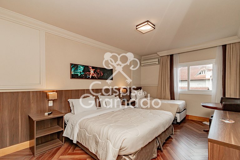 Flat Serrano com Total Acesso ao Wish Resort