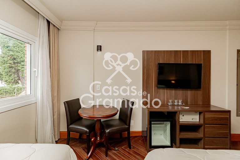 Flat Serrano com Total Acesso ao Wish Resort