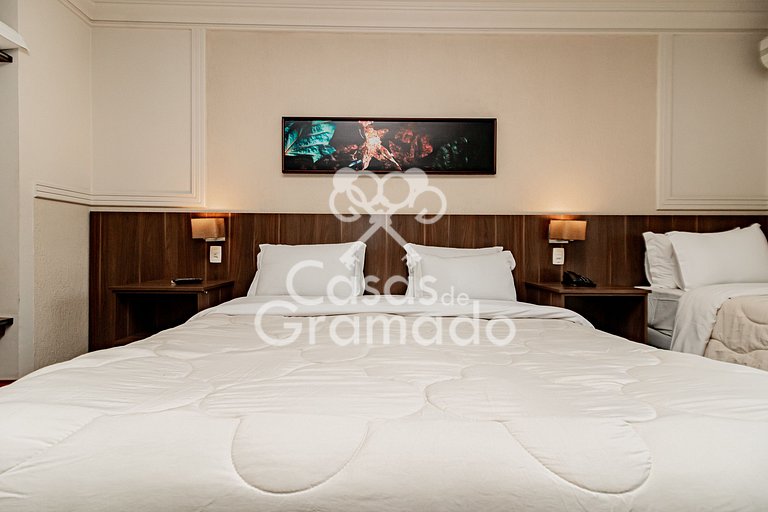 Flat Serrano com Total Acesso ao Wish Resort