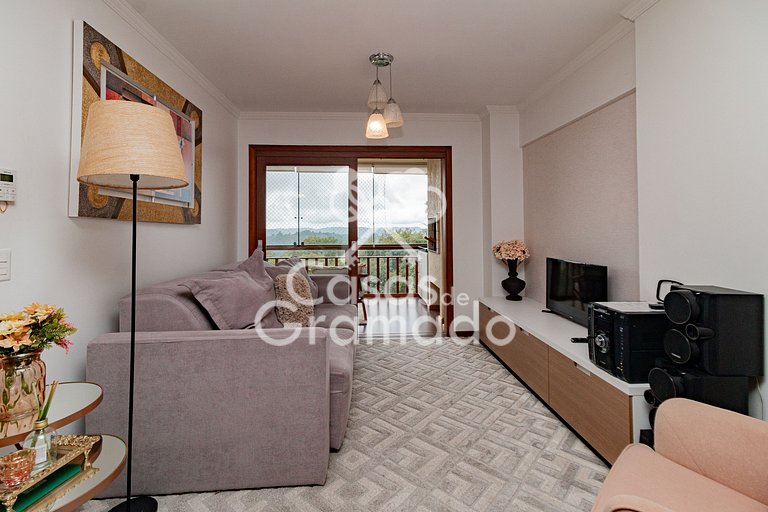 Apartamento 02 suítes, Vista Panorâmica para o Vale - 02 vag