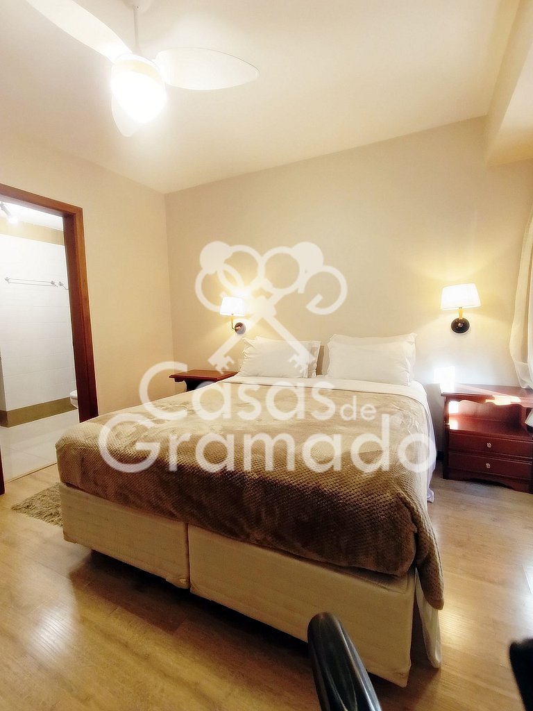Apart 2 Quartos no Centro Junto ao Wish Resort