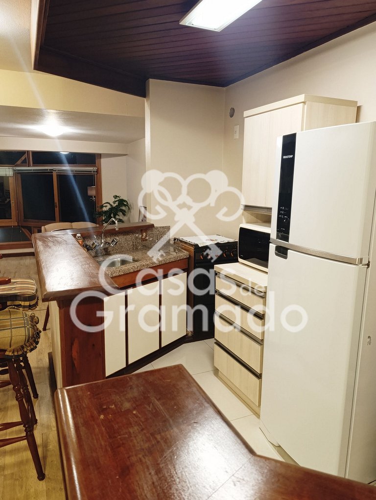 Apart 2 Quartos no Centro Junto ao Wish Resort