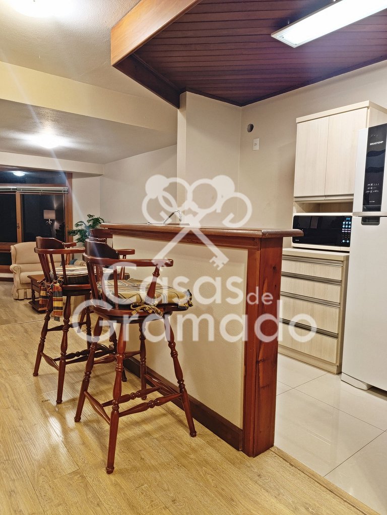 Apart 2 Quartos no Centro Junto ao Wish Resort
