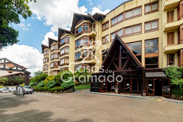 Apart 2 Quartos no Centro Junto ao Wish Resort