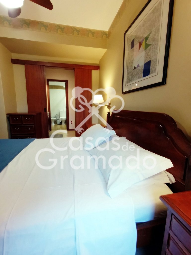 Flat no Centro Acesso Total ao Wish Resort