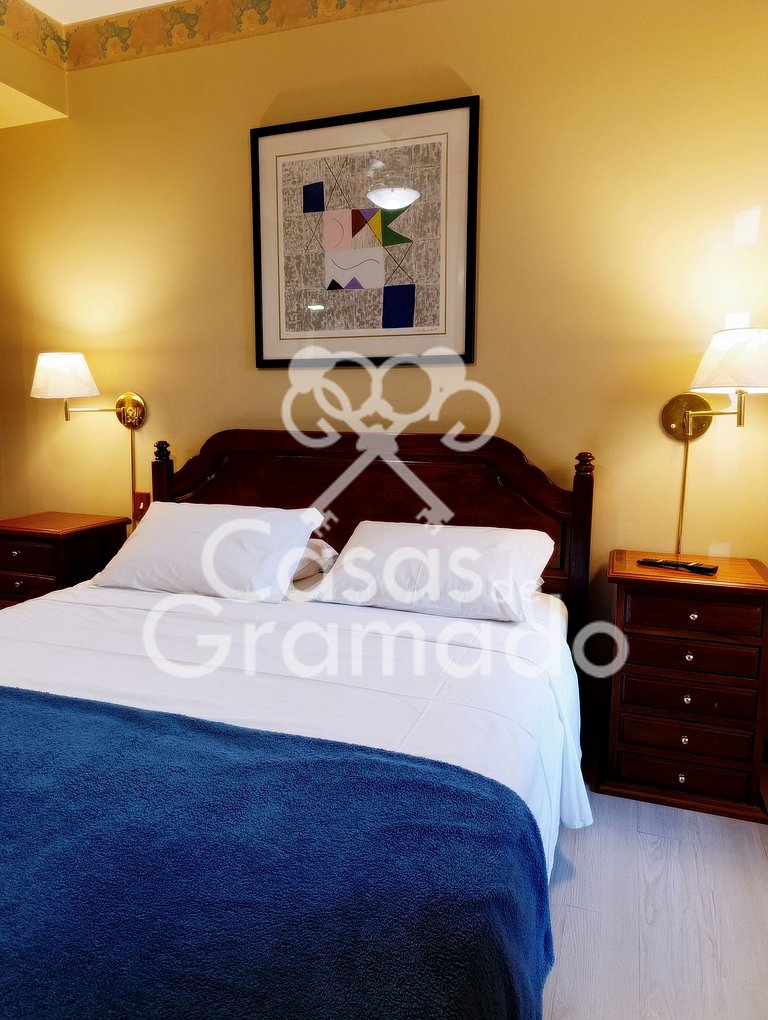 Flat no Centro Acesso Total ao Wish Resort