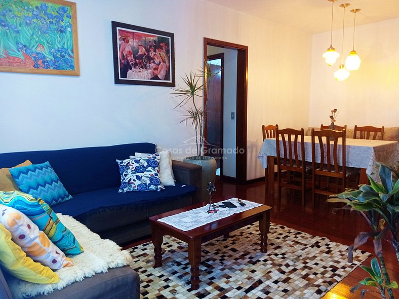 Belissimo apartamento no centro de Gramado